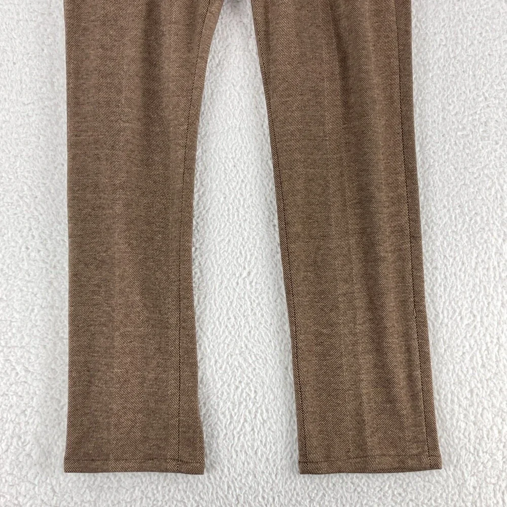 Dondup Brown Dress Pants Mens Size 32 Tweed Straight Leg Work Made in Italy‎
